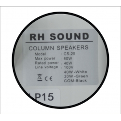 Głośnik, kolumna, głośnikowa, RH SOUND 100V, CS-28 